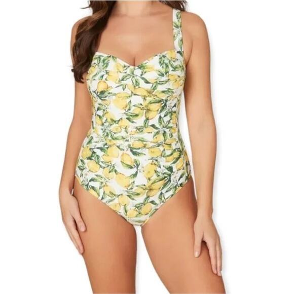 Niptuck Swim Floral One Piece Swimsuit Women's 6 - Picture 1 of 16